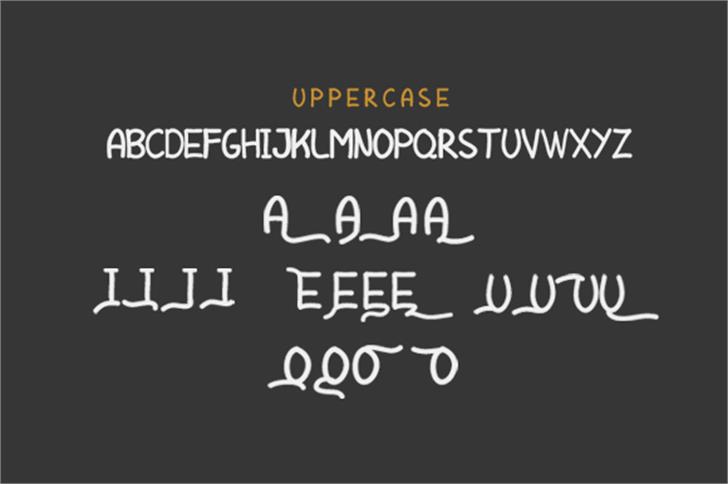 Autisem For Personal Use font插图3
