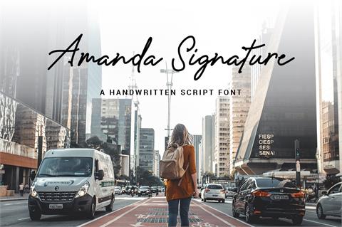 Amanda Signature font素材之家精选英文字体