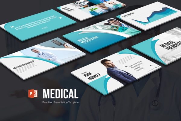 医学医疗健康主题PPT幻灯片模板素材 Medical PowerPoint Presentation