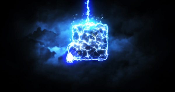 逼真炫酷雷击特效logo演示素材库精选AE模板 Lightning Strike Reveal