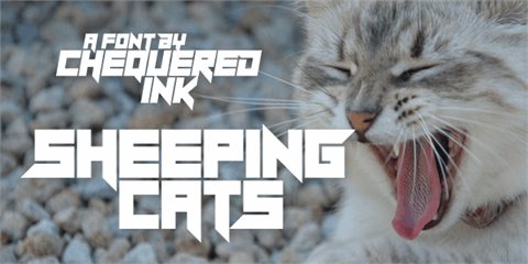 Sheeping Cats font素材之家精选英文字体