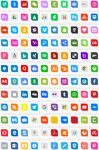 Icons Social Media 1 font素材之家精选英文字体