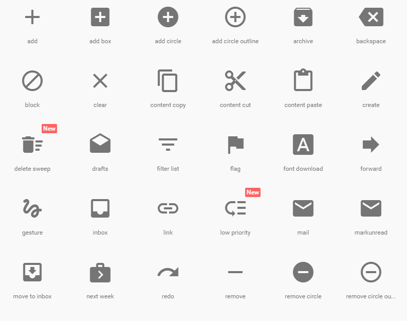 最新Google Material Design图标集[SVG]插图