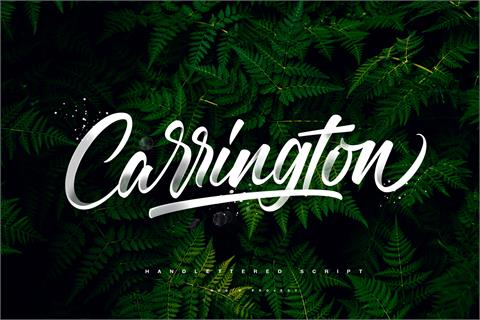 Carrington font素材之家精选英文字体