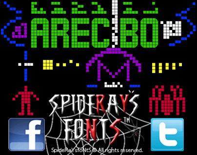 ARECIBO MESSAGE font素材之家精选英文字体