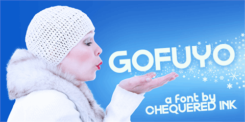 Gofuyo font素材之家精选英文字体