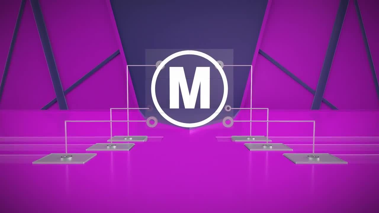 创意动画技术标志ae logo模板