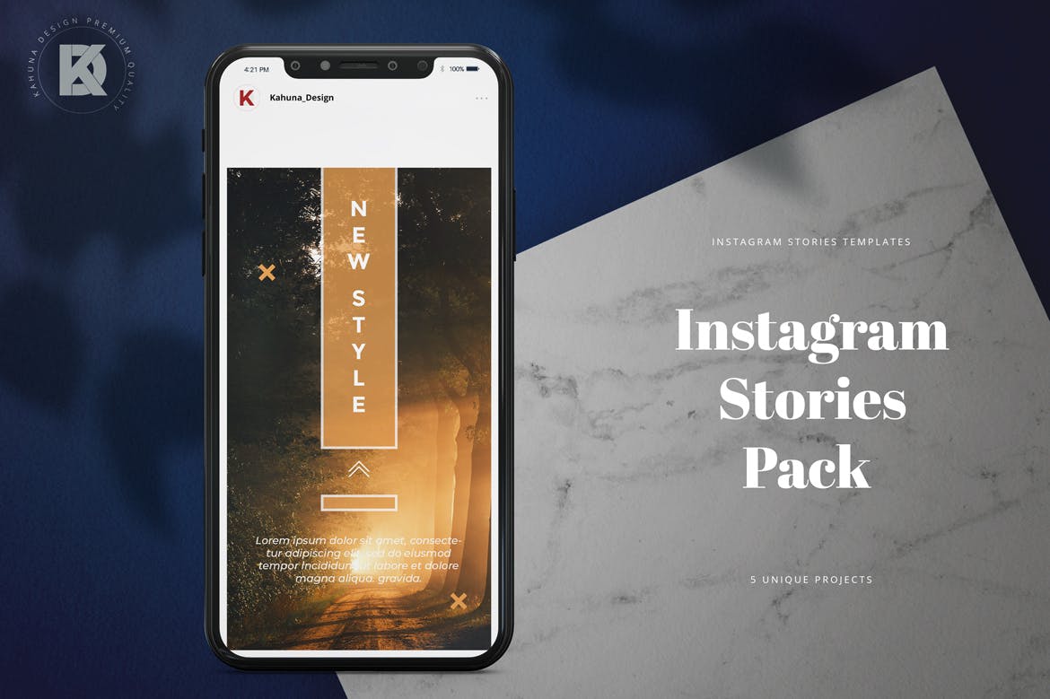 Instagram社交品牌促销广告设计模板素材库精选 Instagram Stories Pack插图(2)