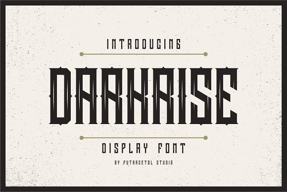 Darkrise Typeface Font素材之家精选英文字体