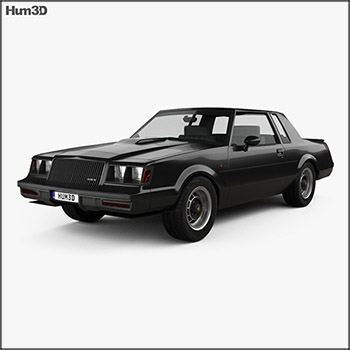 别克Regal Grand National 1987 素材之家精选3D模型
