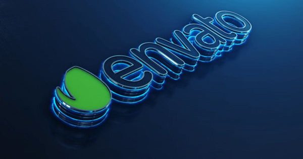 3D金属发光特效logo演示素材库精选AE模板 Logo Reveal