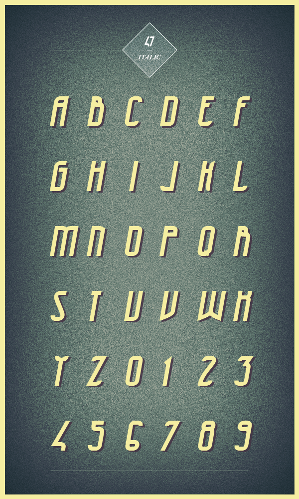 47 font插图8