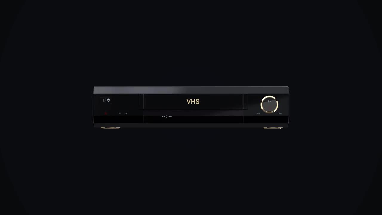 漂亮的VHS录像带风格素材库精选pr模板素材