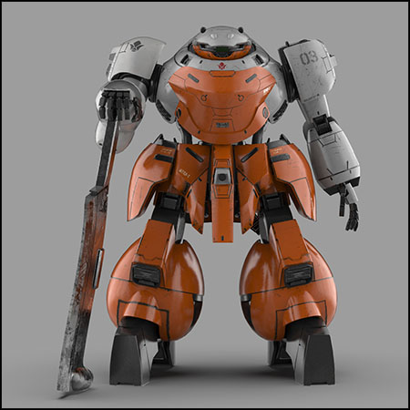 UGY-R41 Landman Rodi科幻机甲战士机器人素材之家精选3D模型