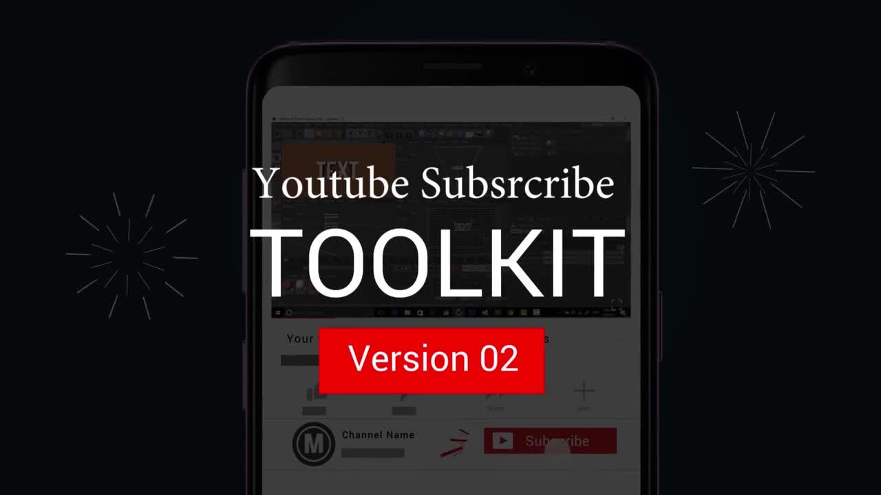 Youtube视频订阅动画素材库精选AE模板