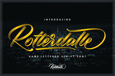 Rotterdalle Personal Use font素材之家精选英文字体