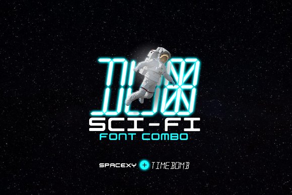 Sci-fi Font Collection素材之家精选英文字体