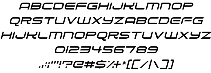 Alien Robot font插图2