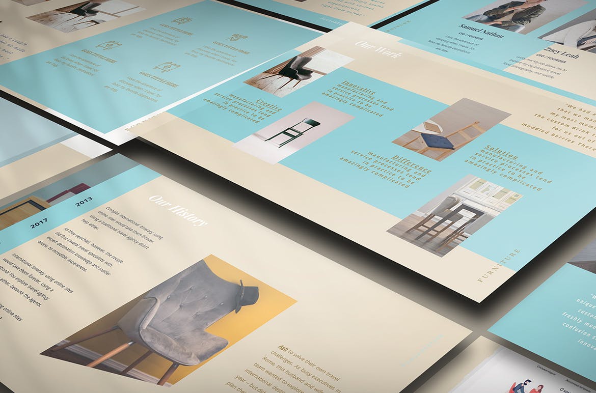 家具品牌营销策划方案PPT幻灯片模板 Furniture Marketing Powerpoint Template插图(5)
