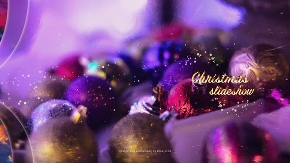 圣诞节主题幻灯片视频拉链转场特效素材库精选AE模板 Christmas Slideshow