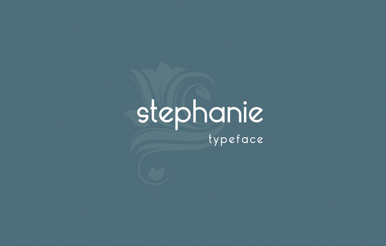 简约女性风格英文无衬线字体素材库精选 Stephanie Font插图