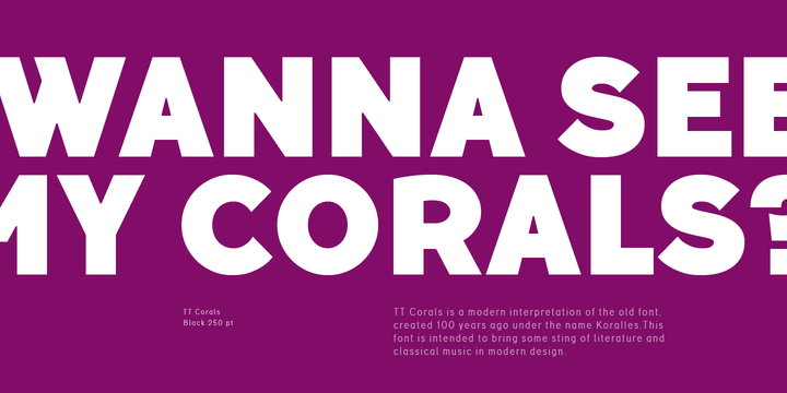 现代人文主义无衬线字体 TT Corals Font Family插图(2)