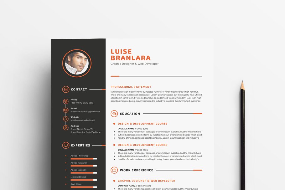 个人简历模板下载 Professional Resume/CV插图(6)