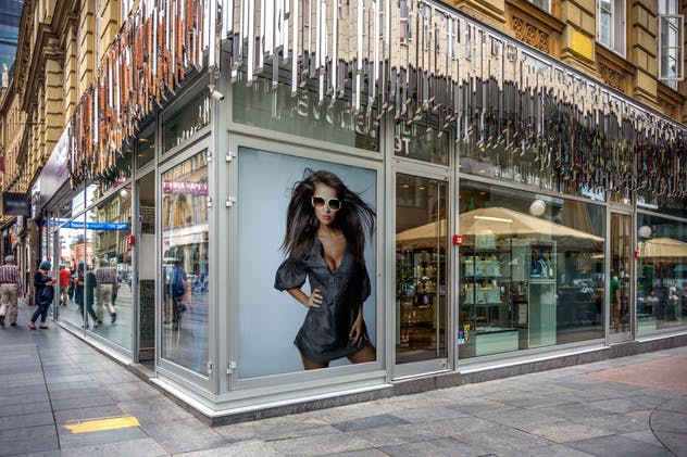 户外广告灯箱广告样机模板合集第二弹 Advertising Space Mock-up Bundle 02插图(5)