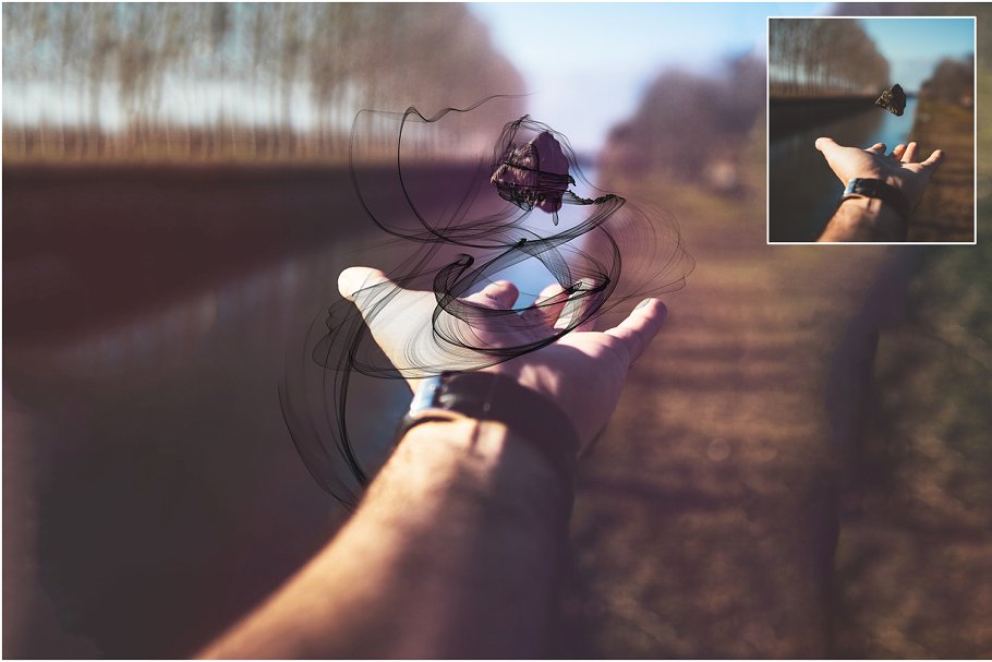 4K分辨率黑魔法叠层背景素材 4K Black Magic Overlays插图(1)