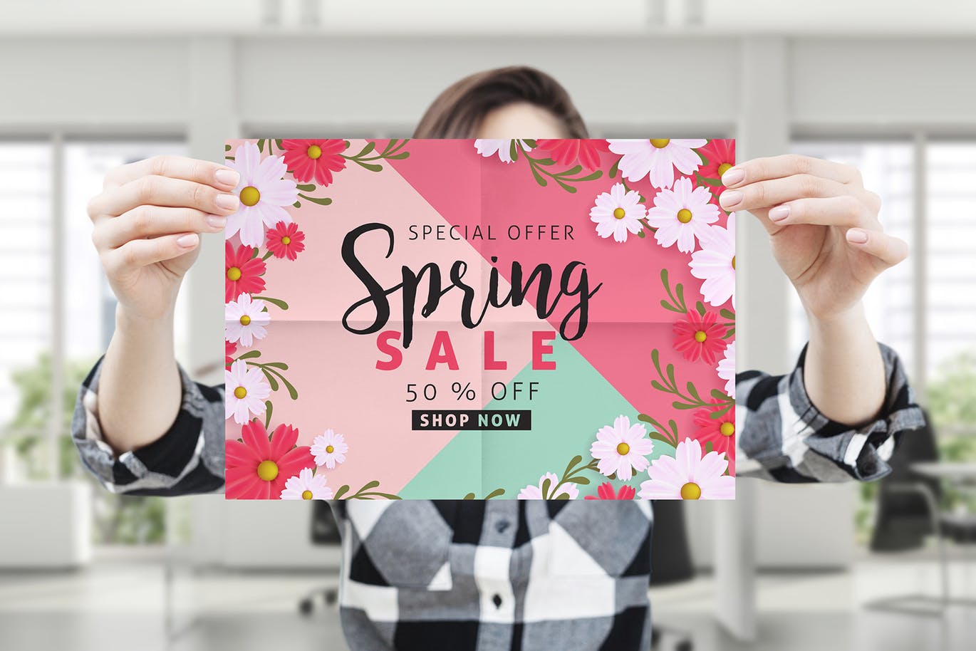 高品质的时尚女模特海报宣传单DM样机VI展示模型mockups插图(4)