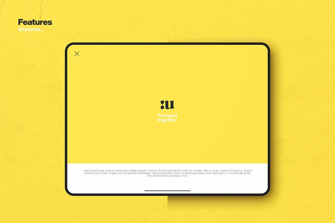 平板电脑屏幕预览素材库精选样机模板 II Synthesis Mockup II插图(4)