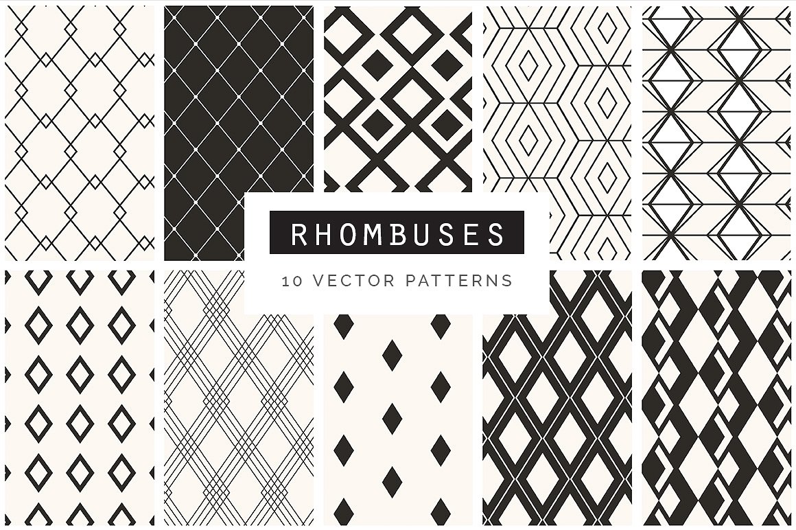 40款几何图案纹理 Geometric Pattern Collection – 2插图(4)