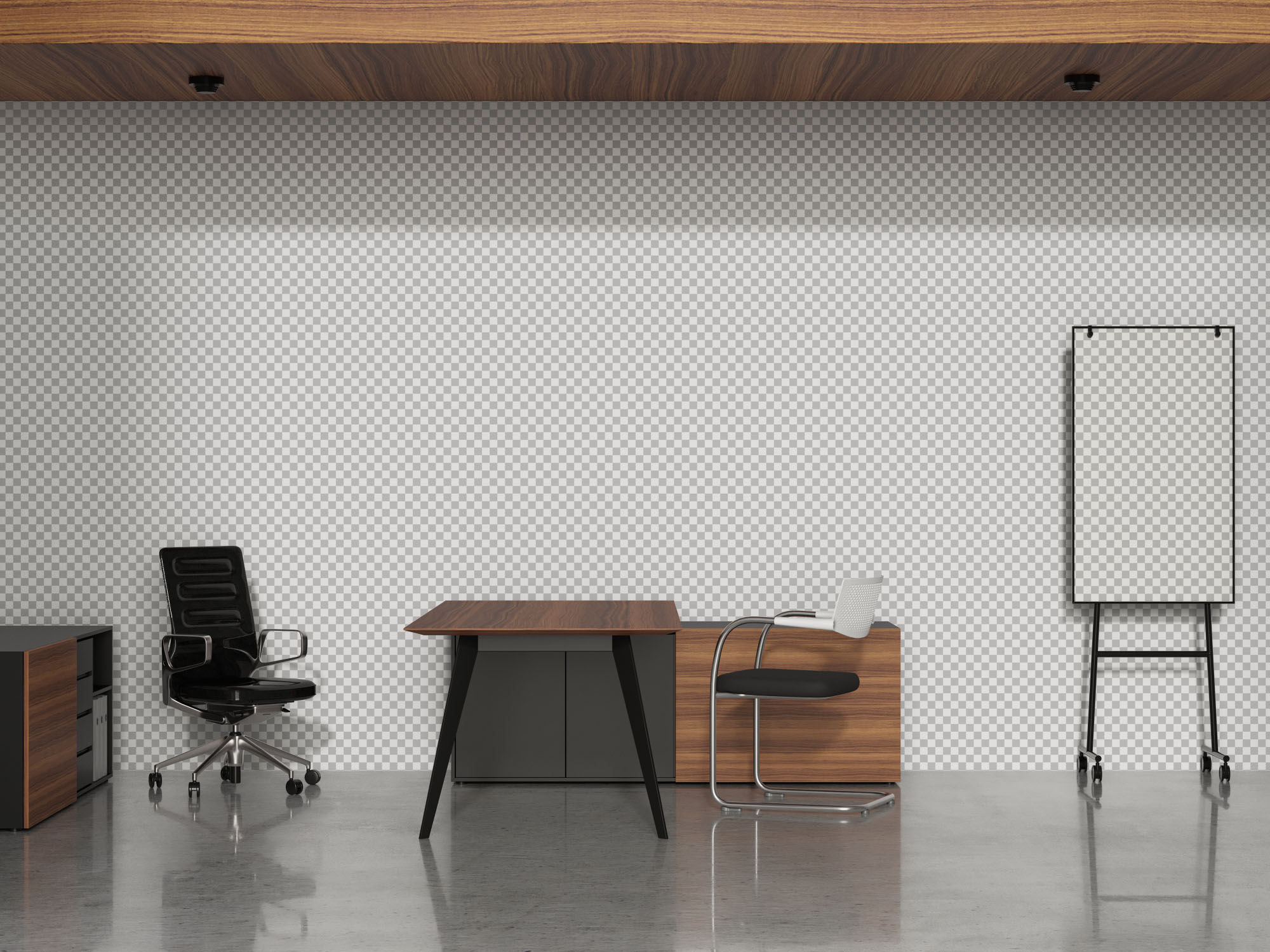 办公室装修效果图企业VI场景样机模板 Office Branding Scene Mockup插图(1)