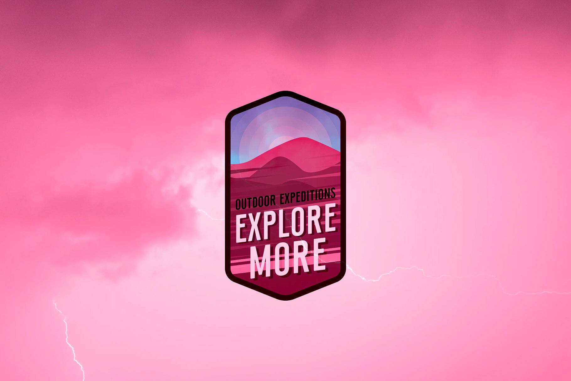 户外运动品牌商标设计模板 OUTDOOR TRAVEL LOGOS插图(8)