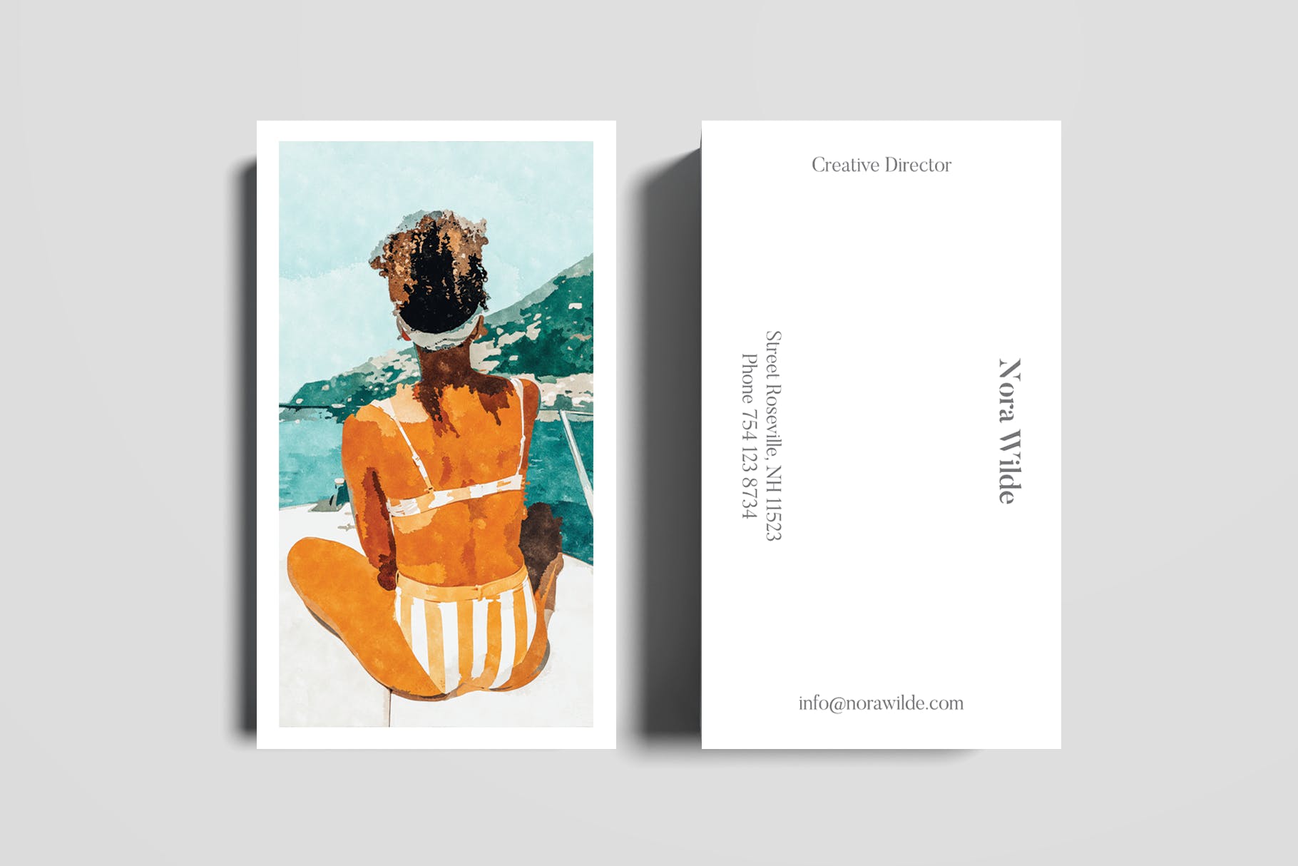 SOLO旅行者水彩插画办公文具设计套装 Solo Traveler Art & Stationary Kit插图(1)