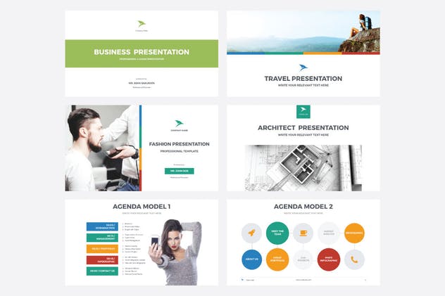信息图表类型企业数据展示PPT演示模板Vol.39 Multipurpose PowerPoint Template V.28插图(1)