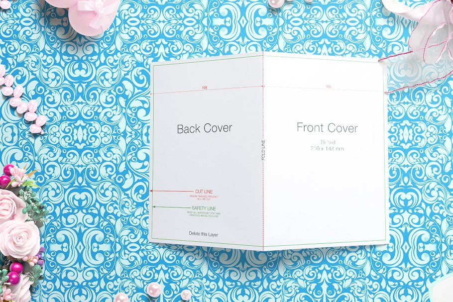 婚礼贺卡邀请卡样机 Wedding Greeting Cards mockups v.1插图(3)