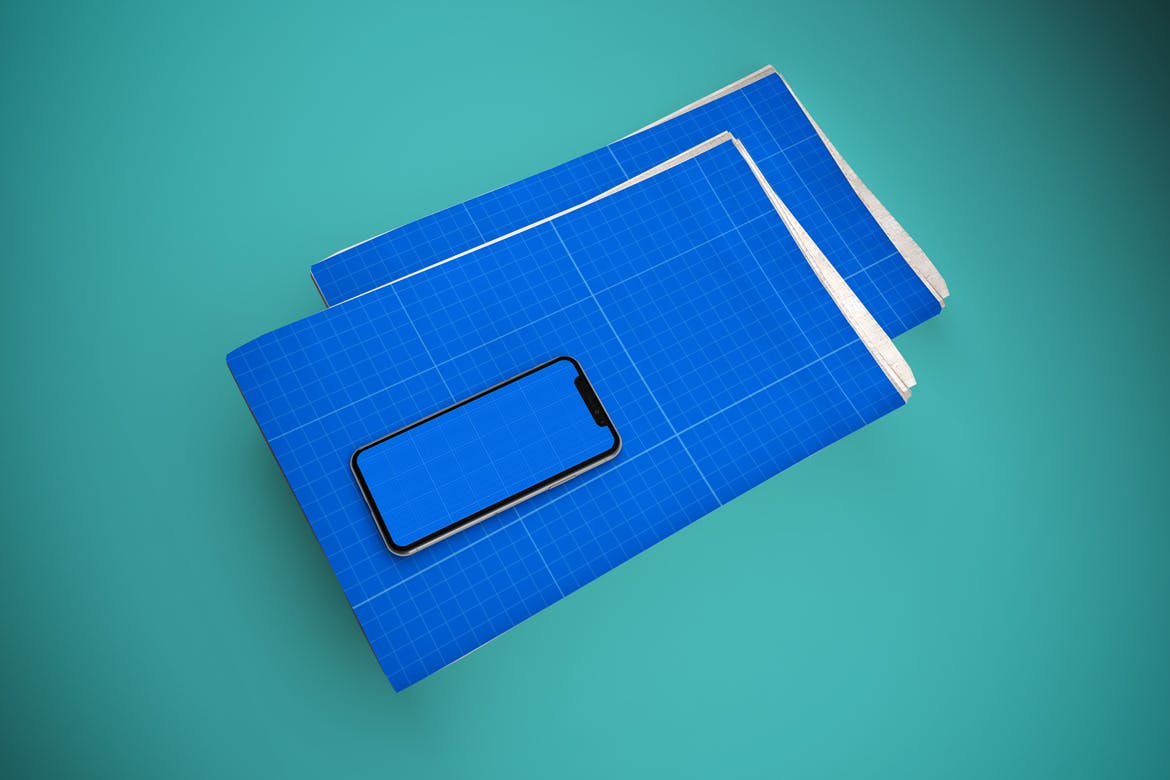 电子版报纸版式设计效果图样机 Newspaper App MockUp插图(12)