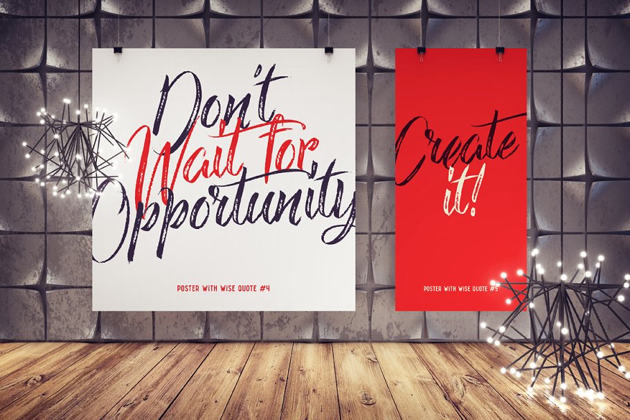 时尚室内场景样机模板 Trendy interiors scenes插图(4)