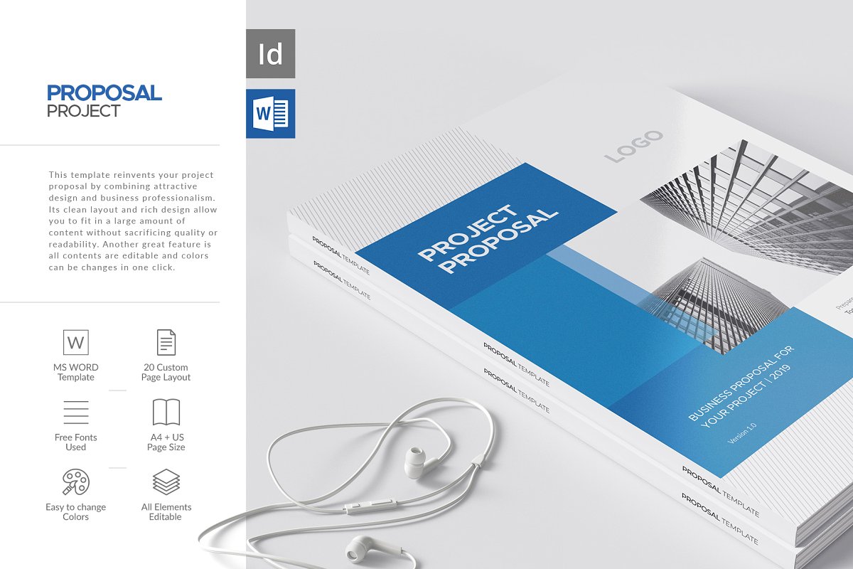 极简主义企业策划提案书设计模板插图(6)