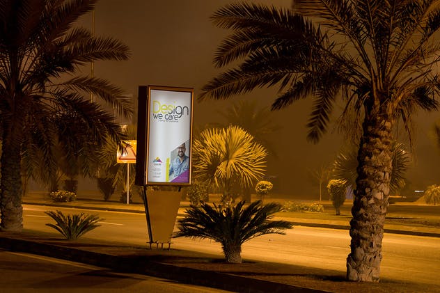 城市路边海报/灯箱广告牌样机 Road Posters & Billboard Mockups插图(1)