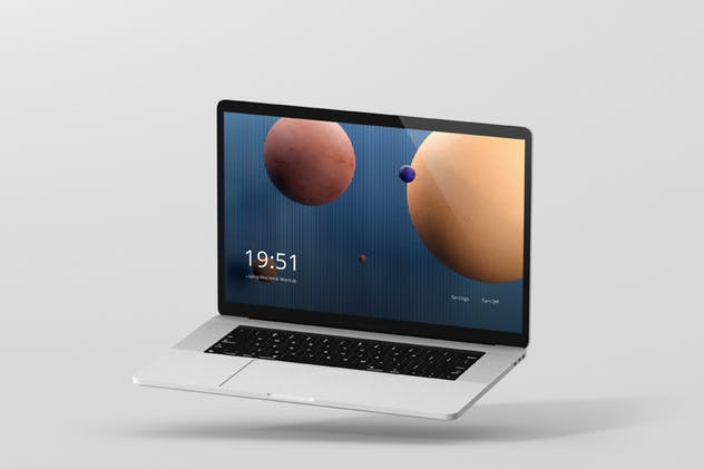 高分辨率笔记本电脑样机 Laptop Screen Mockup插图(6)