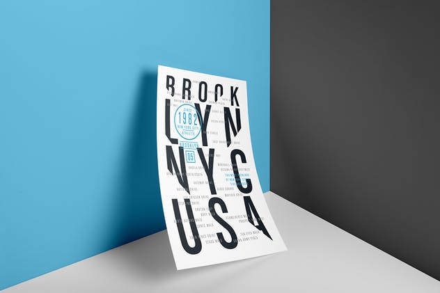 A4信笺海报传单样机Vol.3 Poster / A4 Letterhead Mockup Vol. 3插图(1)