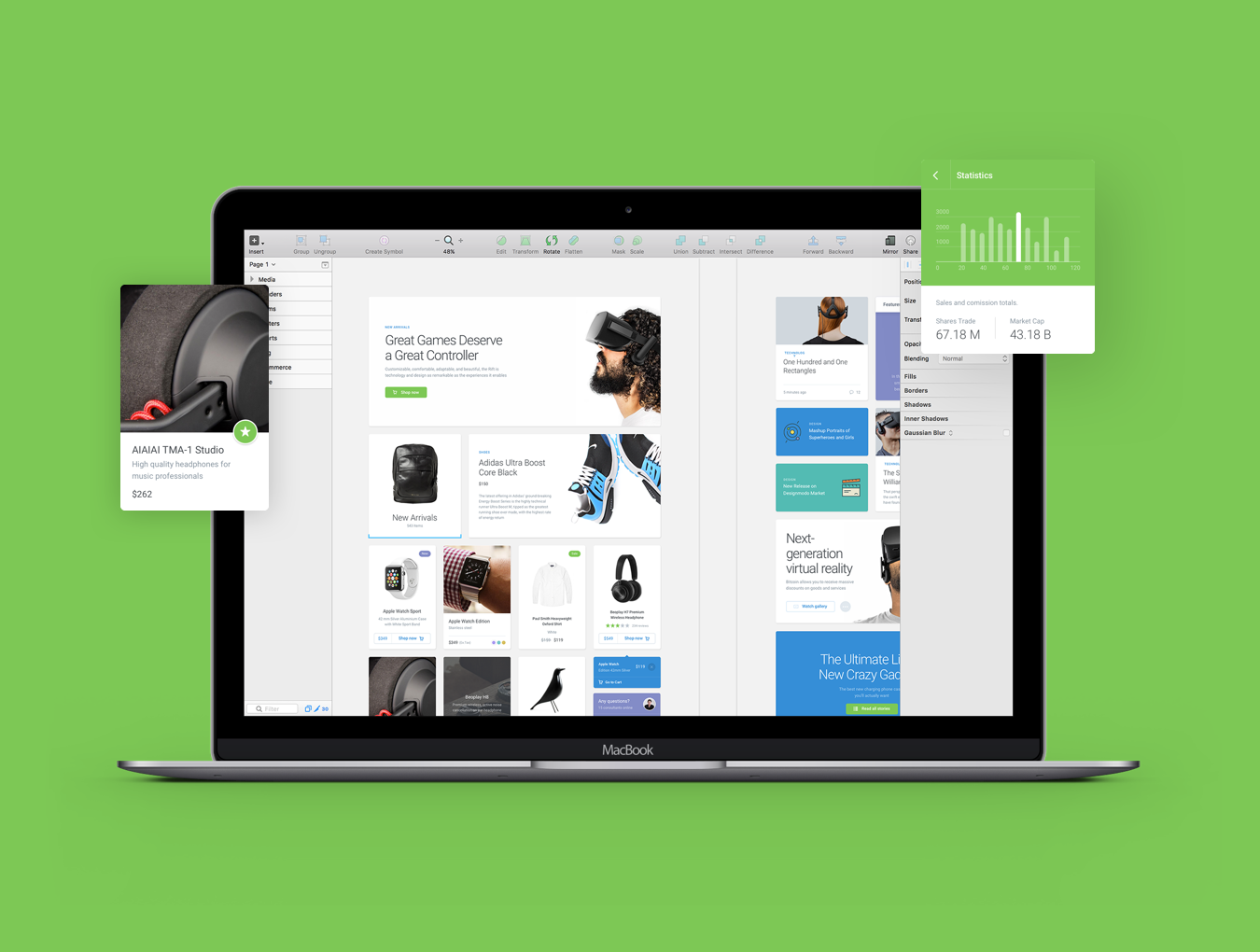 一套精美的网页UI组件套装[Sketch,PSD]插图(6)