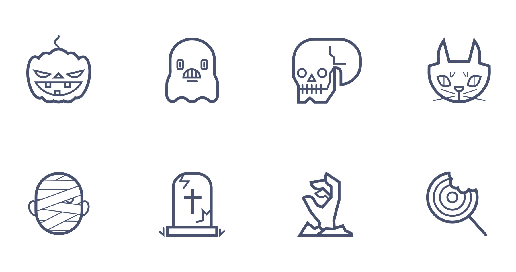 Halloween Line Icons
