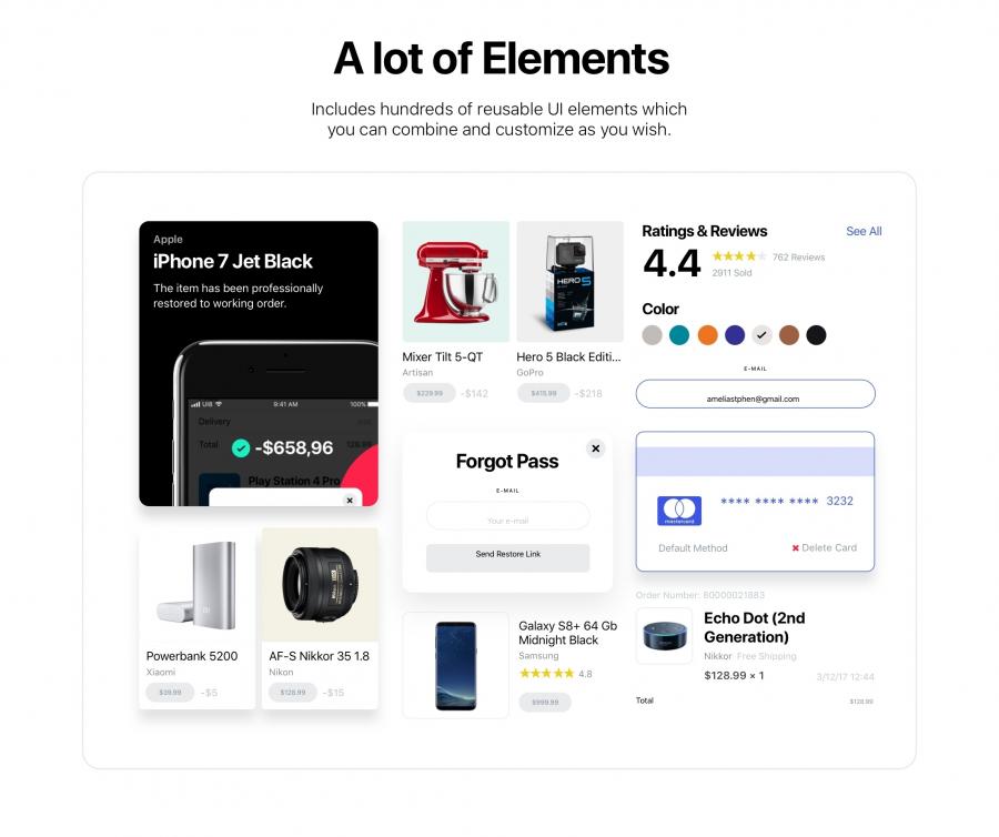 最新的iOS11规范下载设计的APP UI KITS下载[Sketch,PSD,XD]插图(3)