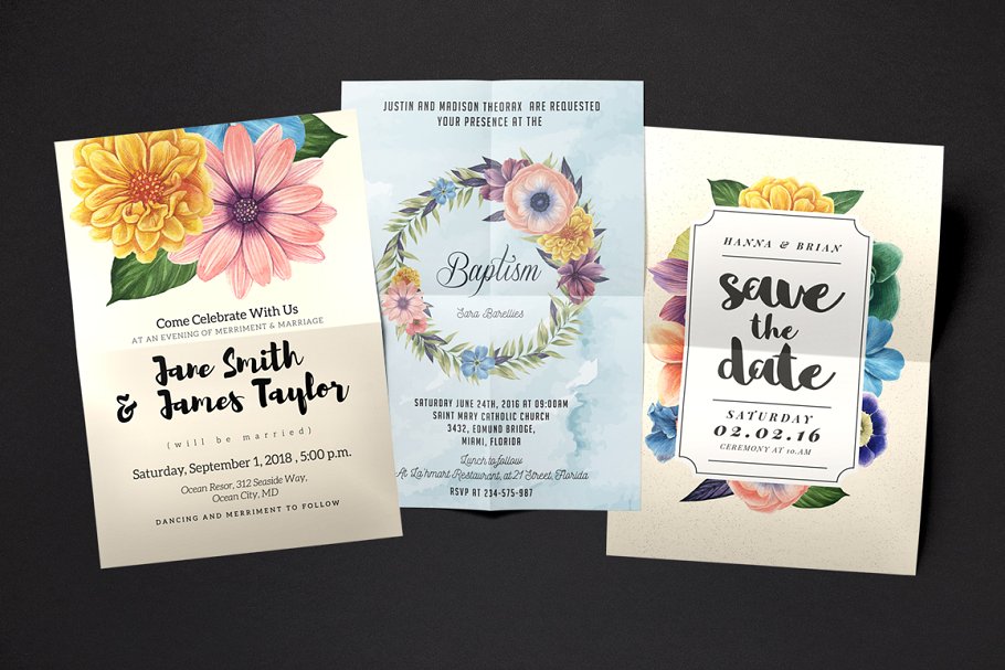 艺术爱好者水彩花卉设计套件 Artistic Enthusiast Watercolor Kit插图(4)