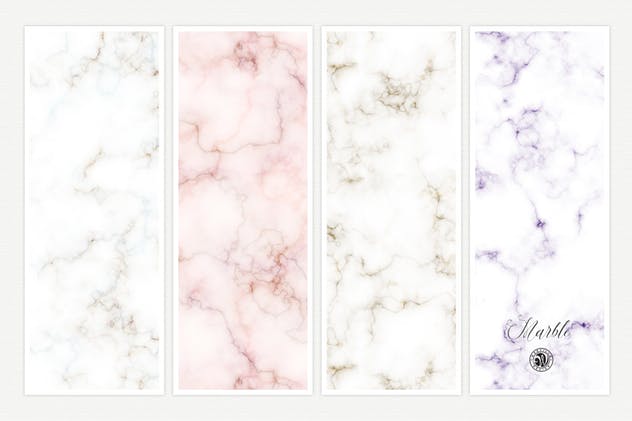 12款高档大理石肌理纹理素材 Seamless Marble Patterns插图(7)