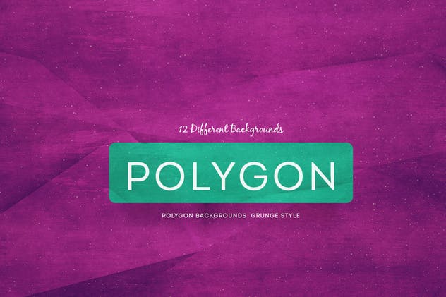 几何多边形背景纹理设计素材 Polygon Backgrounds Grunge Style插图(4)