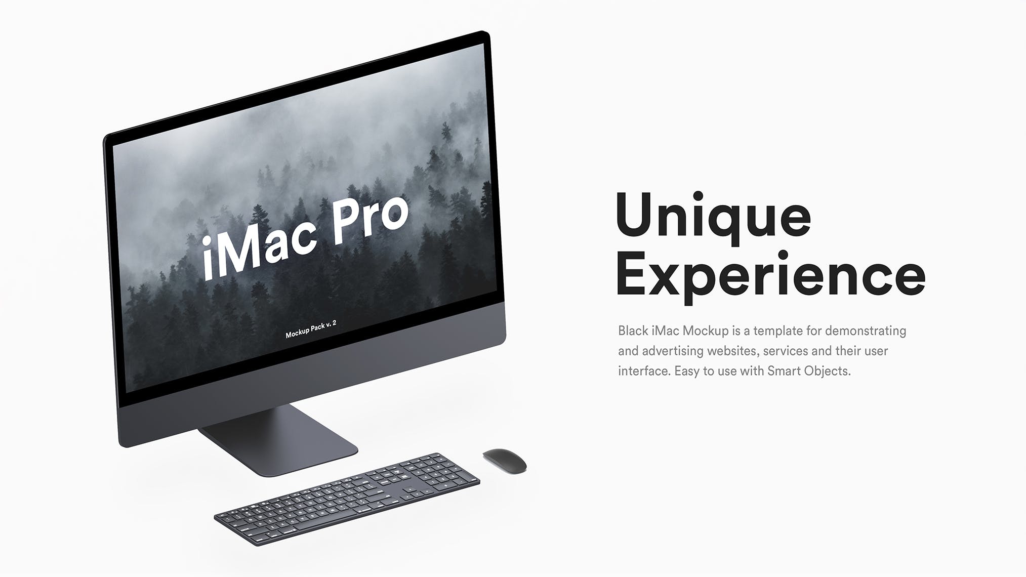 5K高分辨率iMac Pro一体机多角度样机模板 iMac Pro Kit插图(2)